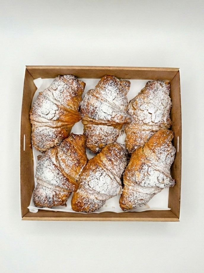 French Almond croissant for corporate breakfast meetings, event catering or personal craving. 
