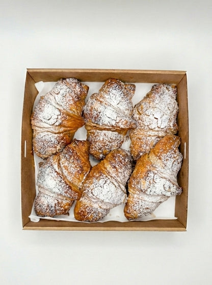 French Almond croissant for corporate breakfast meetings, event catering or personal craving. 