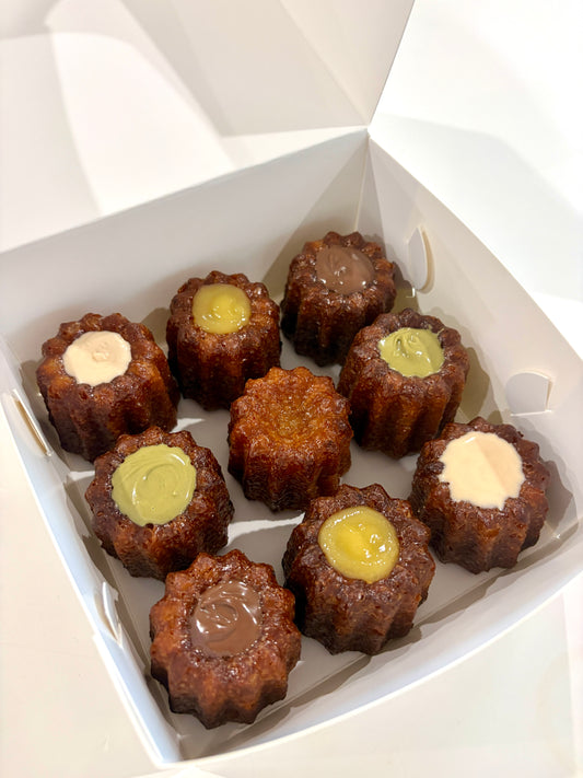 Filled Cannelé Box - 9 Pieces