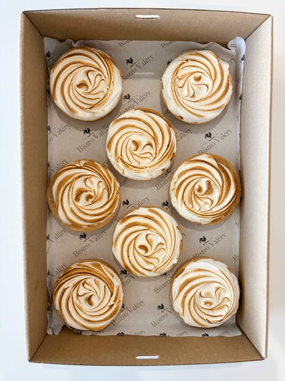 Lemon Meringue & Raspberry Tarts