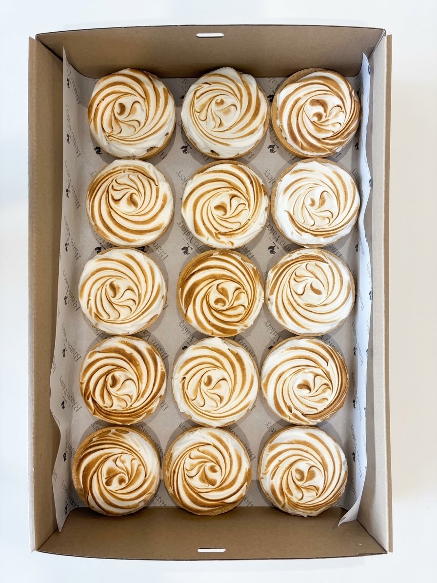 Lemon Meringue & Raspberry Tarts