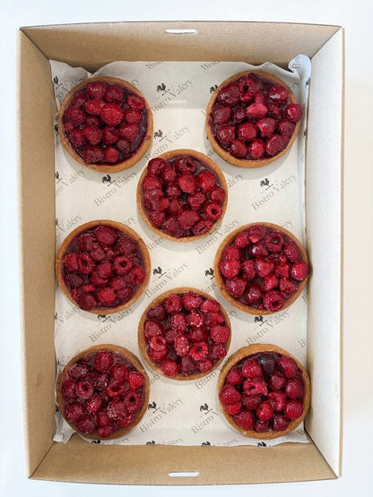Lemon Meringue & Raspberry Tarts