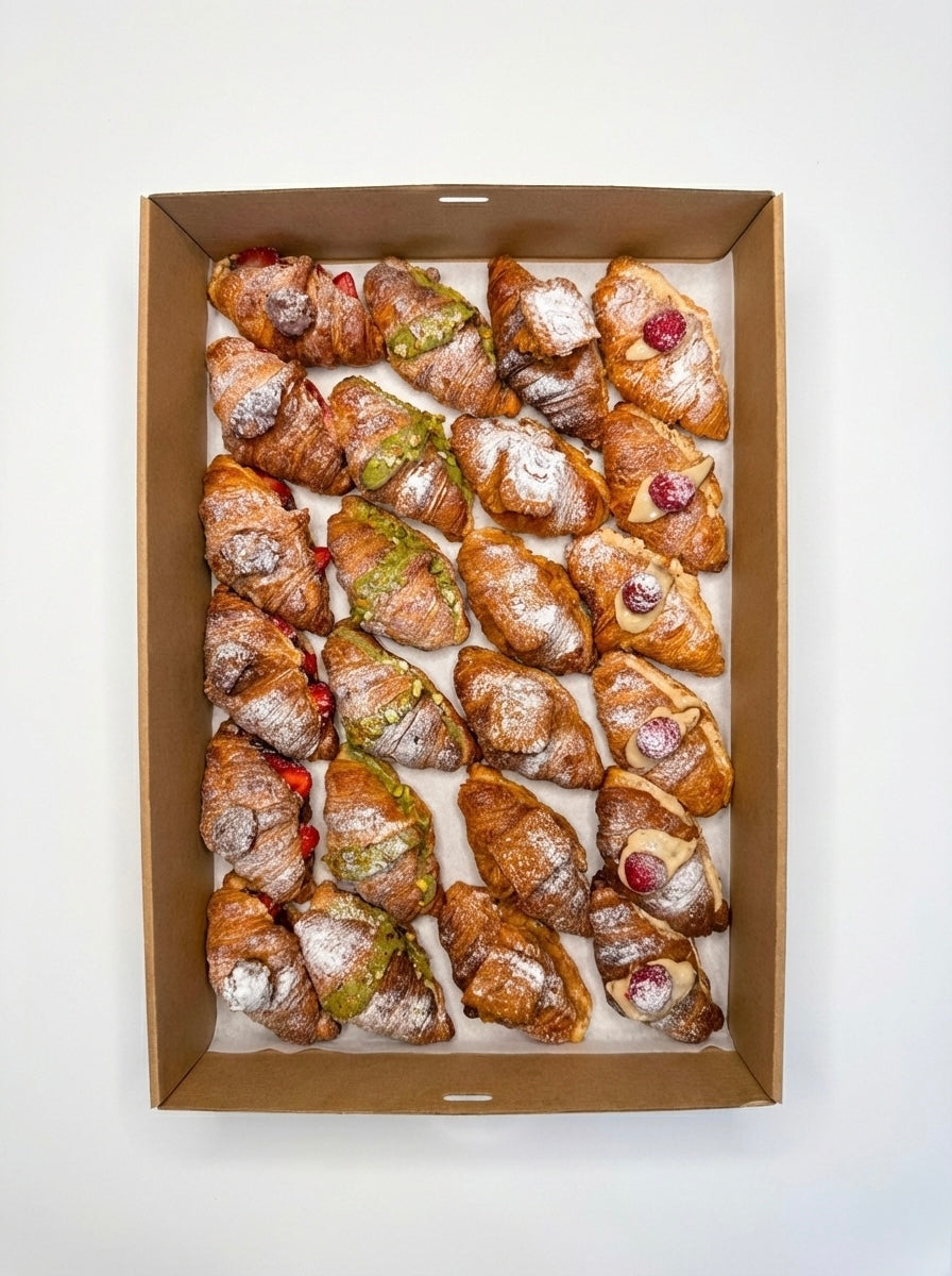Mini Sweet Filled Croissants Box