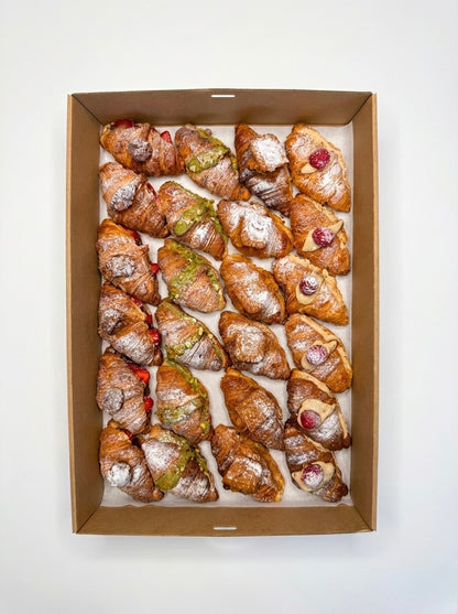 Mini Sweet Filled Croissants Box